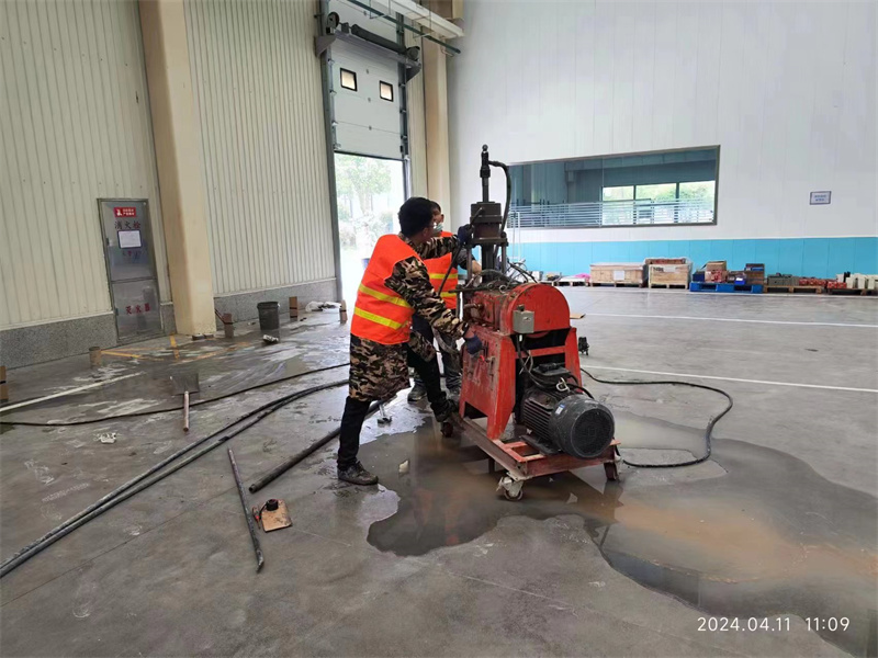 德兴厂房地面下沉塌陷注浆加固施工